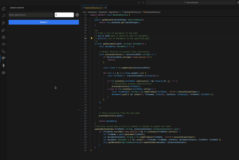 SearchMaster Demo